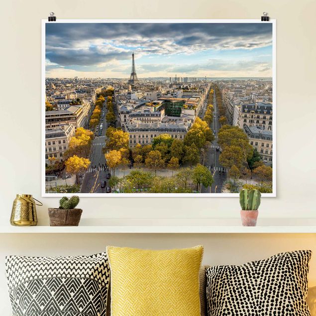 Poster Landschaft Nice day in Paris