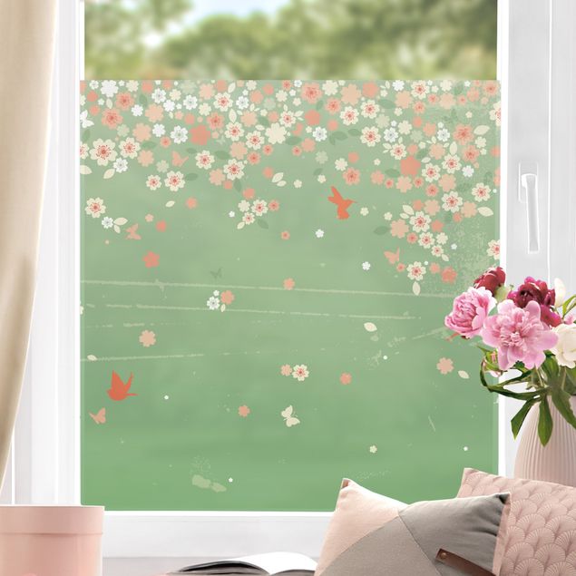 Fensterbilder Frühling No.EK236 Spring Background