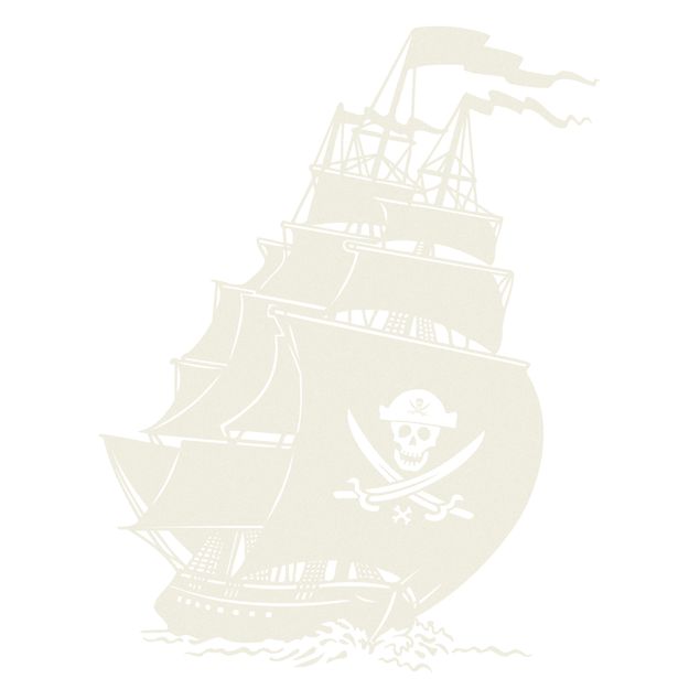 XXL Fensterbilder No.SF972 Piratenschiff