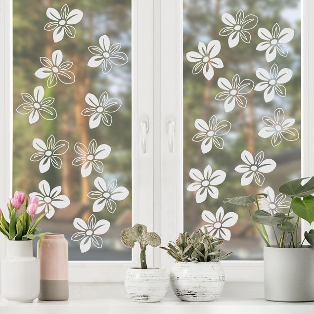 Fensterbilder Blumen No.UL510 Streublümchen