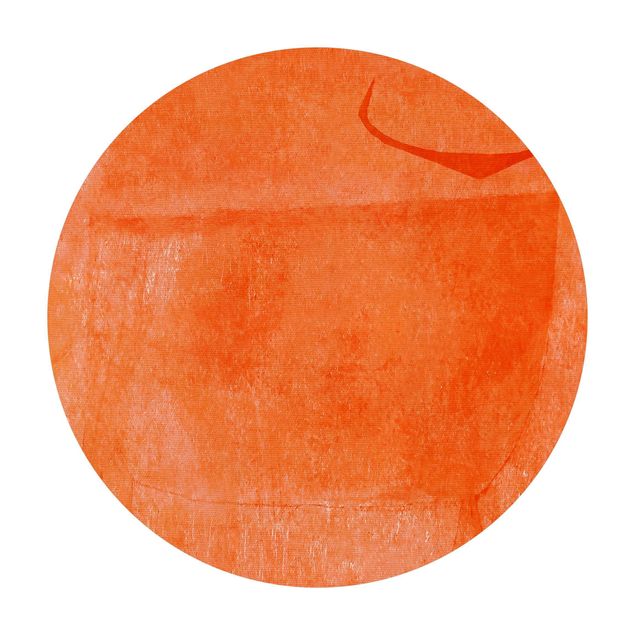 Teppich orange Oranger Stier