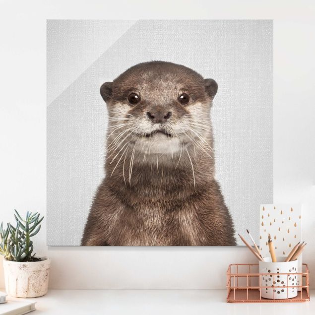 Wandbilder Tiere Otter Oswald