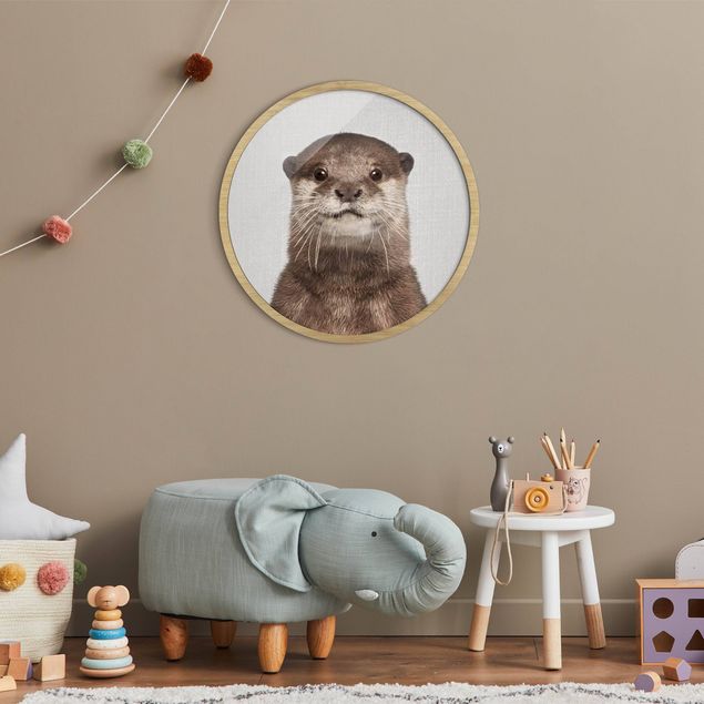 Wandbilder Tiere Otter Oswald