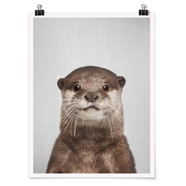 Poster Tiere Otter Oswald
