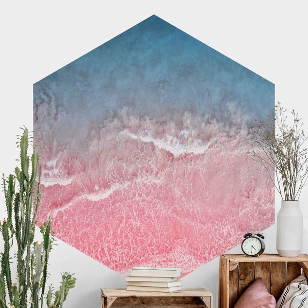 Fototapete Natur Ozean in Pink
