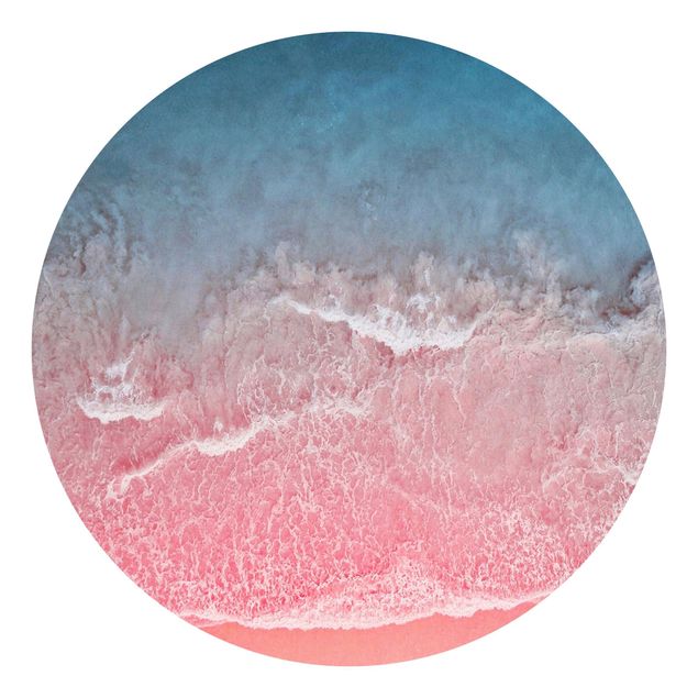 Schöne Fototapete Ozean in Pink