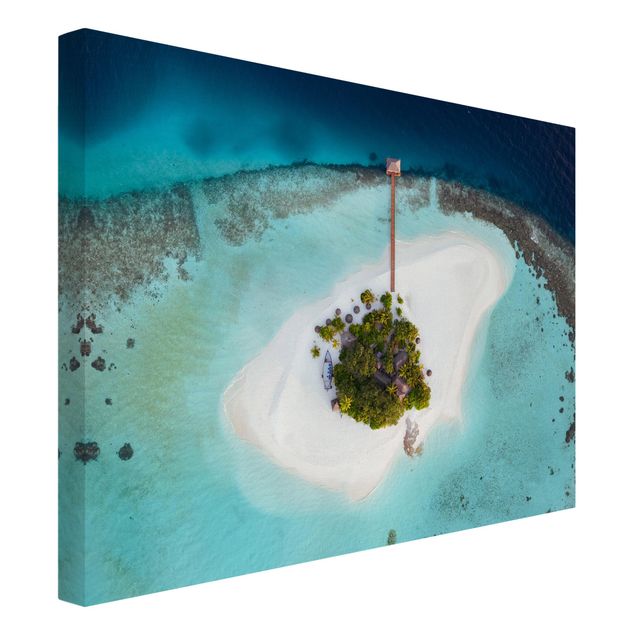 Leinwandbilder Strand Ozeanparadies Malediven