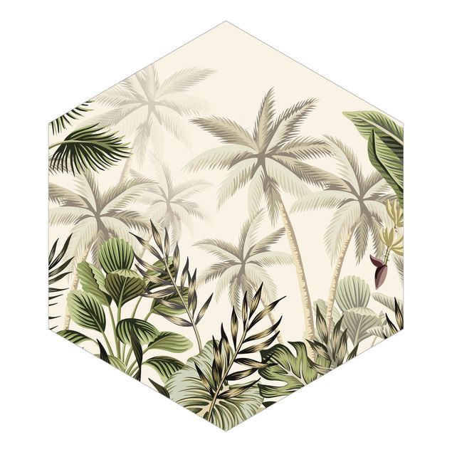 Fototapete Design Palmen im Dschungel