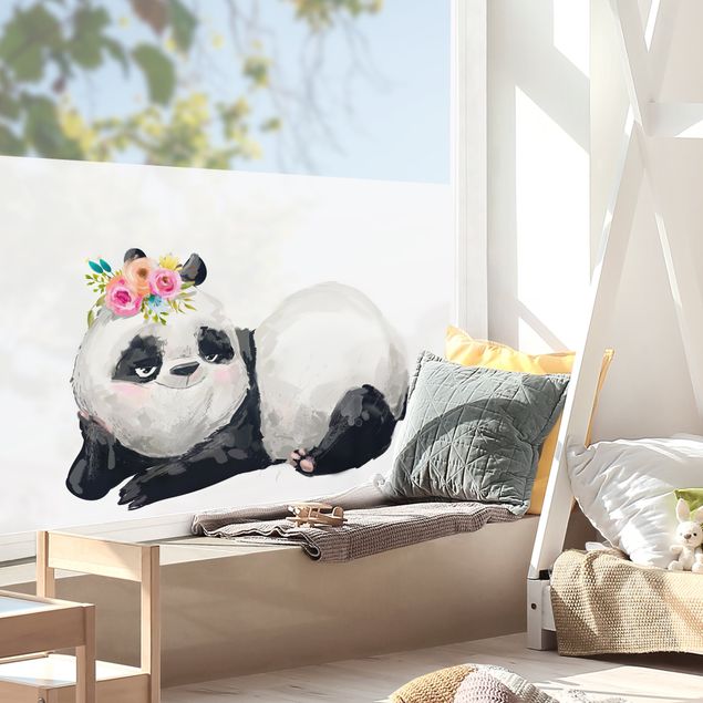 Fensterbilder XXL Panda Brian