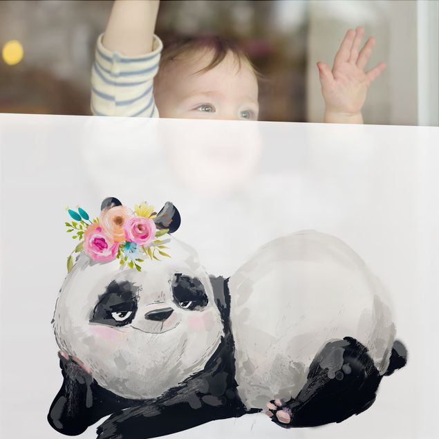 Folie für Fenster Panda Brian
