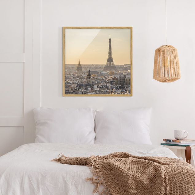 Gerahmte Bilder Paris im Morgengrauen