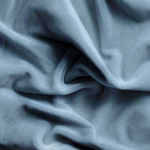 Vorhang Verdunkelung Pastell Blau