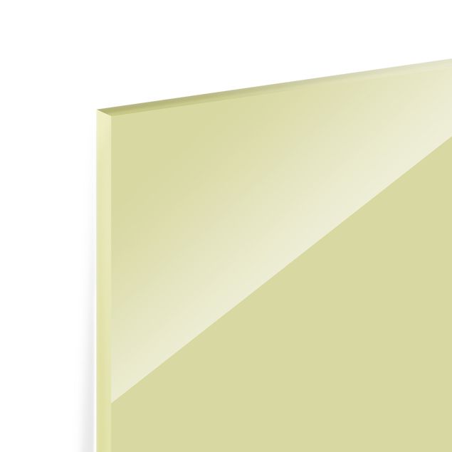 Glasbild - Pastellgrün - Quadrat 1:1