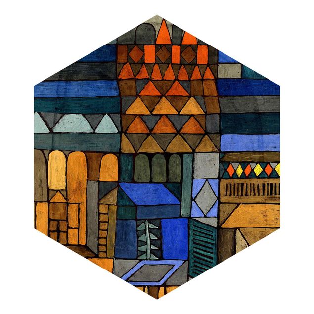 Fototapete Städte Paul Klee - Beginnende Kühle