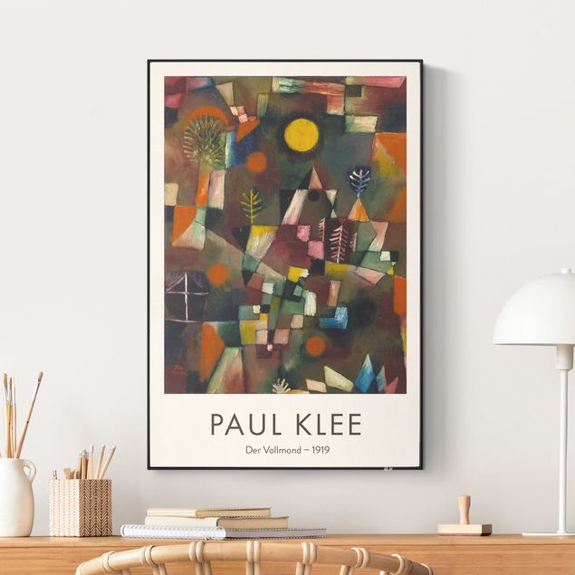Abstrakte Kunst Bilder Paul Klee - Der Vollmond - Museumsedition