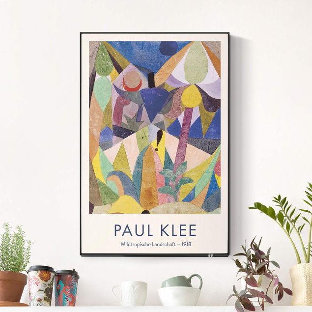 Abstrakte Bilder Paul Klee - Mildtropische Landschaft - Museumsedition