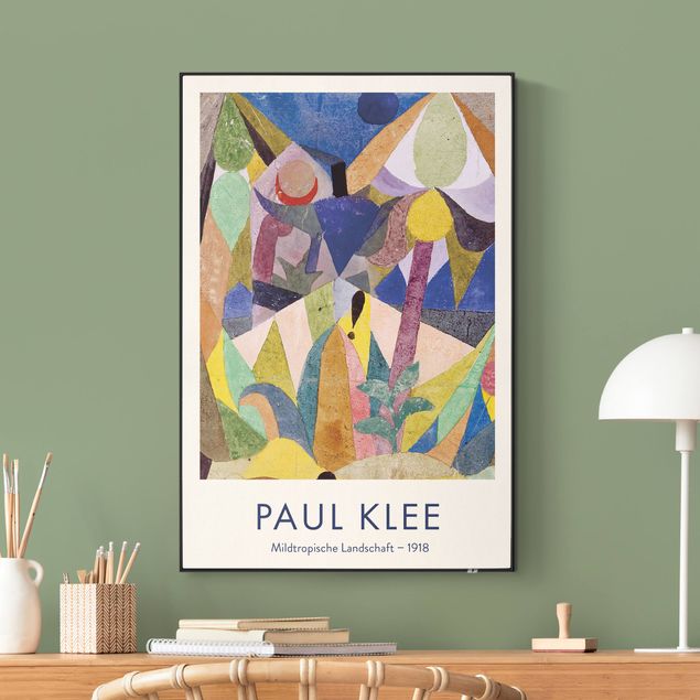 Paul Klee Bilder Paul Klee - Mildtropische Landschaft - Museumsedition