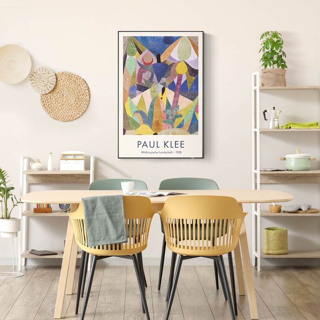 Expressionismus Bilder Paul Klee - Mildtropische Landschaft - Museumsedition