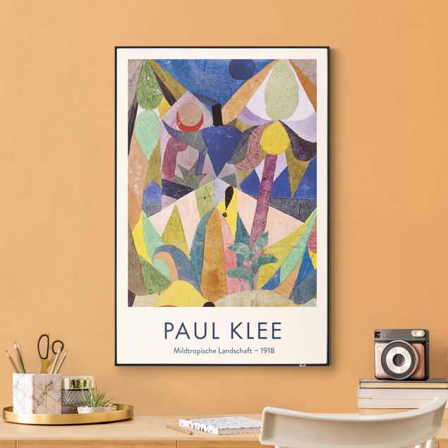Bilder Paul Klee Paul Klee - Mildtropische Landschaft - Museumsedition