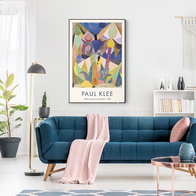 Kunstdruck Expressionismus Paul Klee - Mildtropische Landschaft - Museumsedition