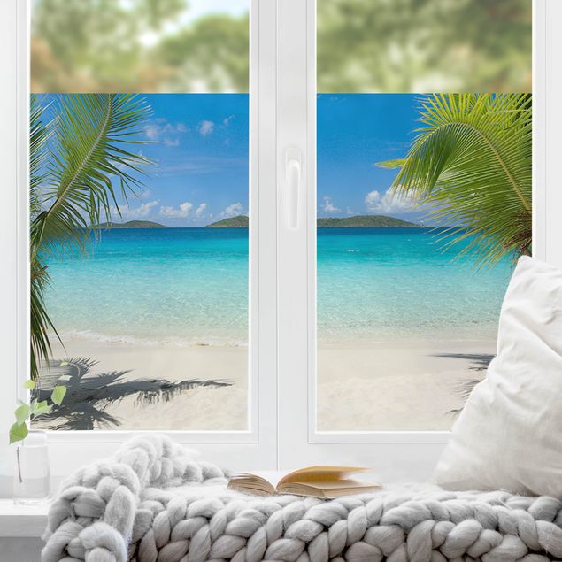 Fensterbild Strand Perfect Maledives