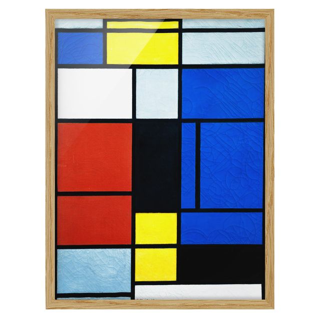 Bilder mit Rahmen abstrakt Piet Mondrian - Tableau No. 1