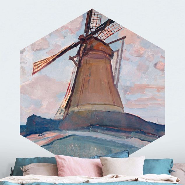 Kunstdrucke Impressionismus Piet Mondrian - Windmühle