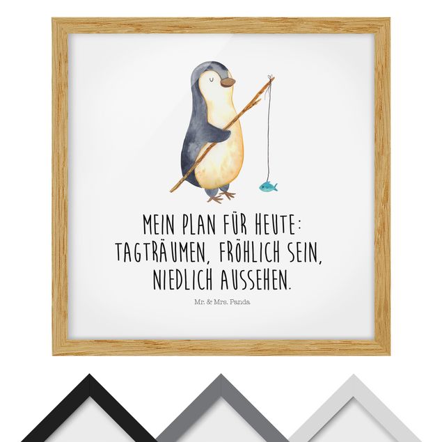 Bilder für die Wand Mr. & Mrs. Panda - Pinguin - Tagträumen
