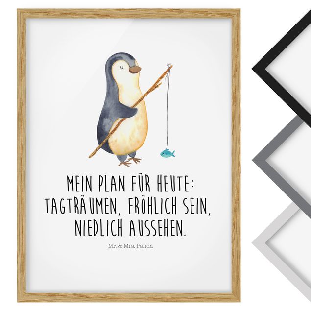 Wandbilder Mr. & Mrs. Panda - Pinguin - Tagträumen