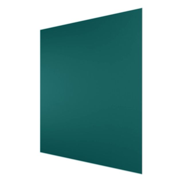 Glasbild - Piniengrün - Quadrat 1:1