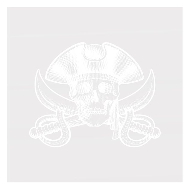 Sichtschutzfolie Piraten Logo