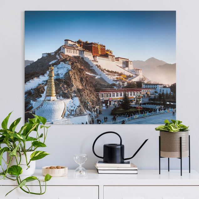 Leinwand Bilder XXL Potala Palast in Tibet