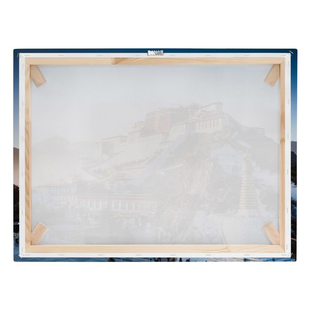 Leinwandbild - Potala Palast in Tibet - Querformat 4:3