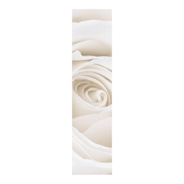 Schiebegardinen Schiene 3-läufig Pretty White Rose