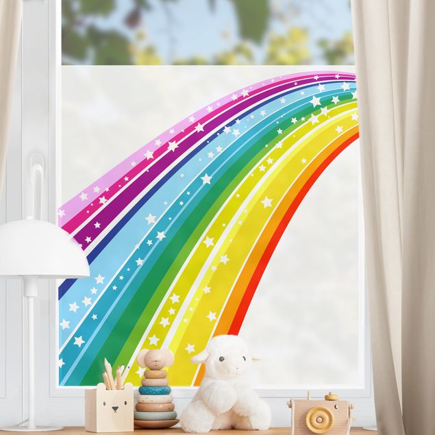 Fensterfolie Farbig Rainbow