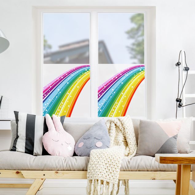 XXL Fensterbilder Rainbow