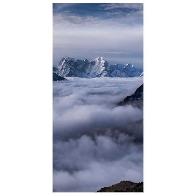 Raumteiler - Wolkenmeer im Himalaya - 250x120cm