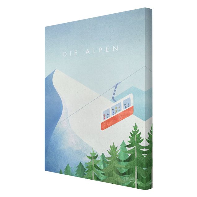 Henry Rivers Bilder Reiseposter - Alpen