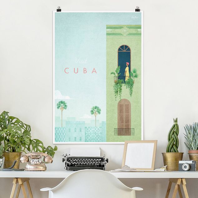 Poster Illustration Reiseposter - Cuba