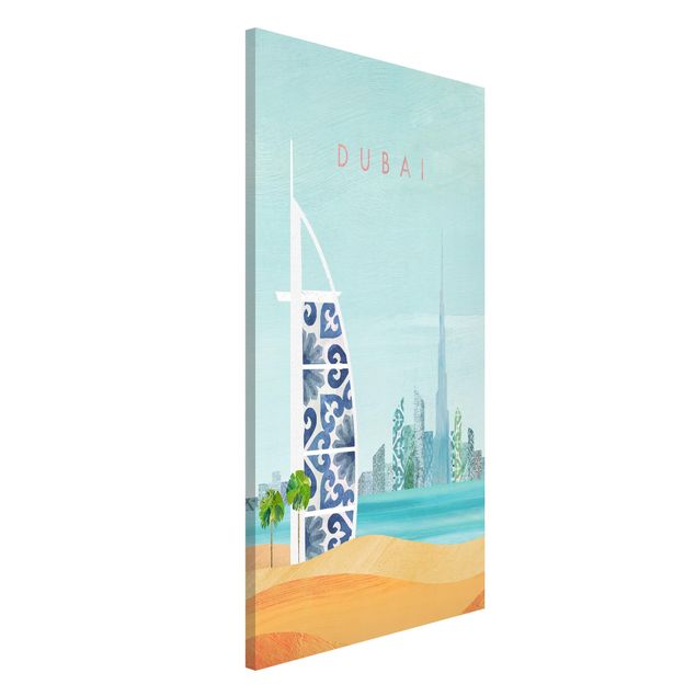 Magnettafel Büro Reiseposter - Dubai