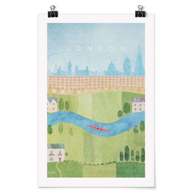 Henry Rivers Bilder Reiseposter - London II