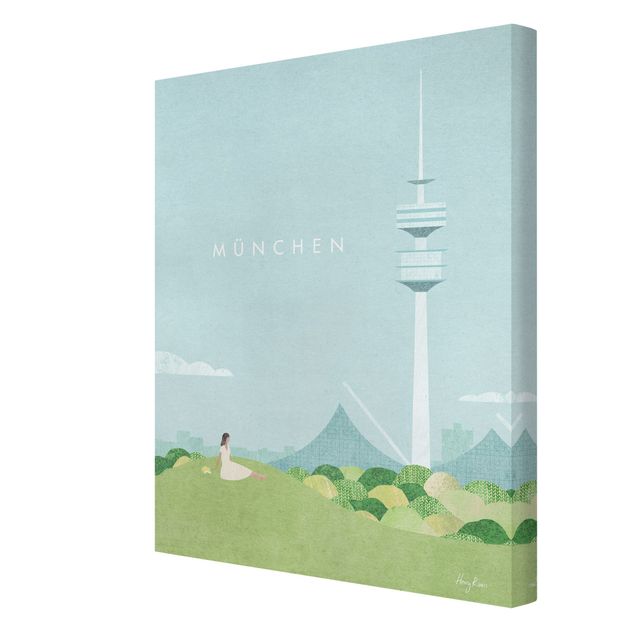 Henry Rivers Bilder Reiseposter - München