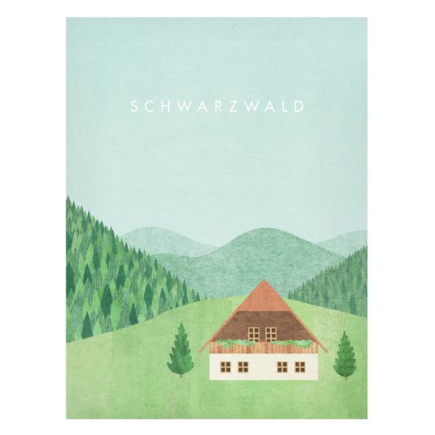 Henry Rivers Bilder Reiseposter - Schwarzwald