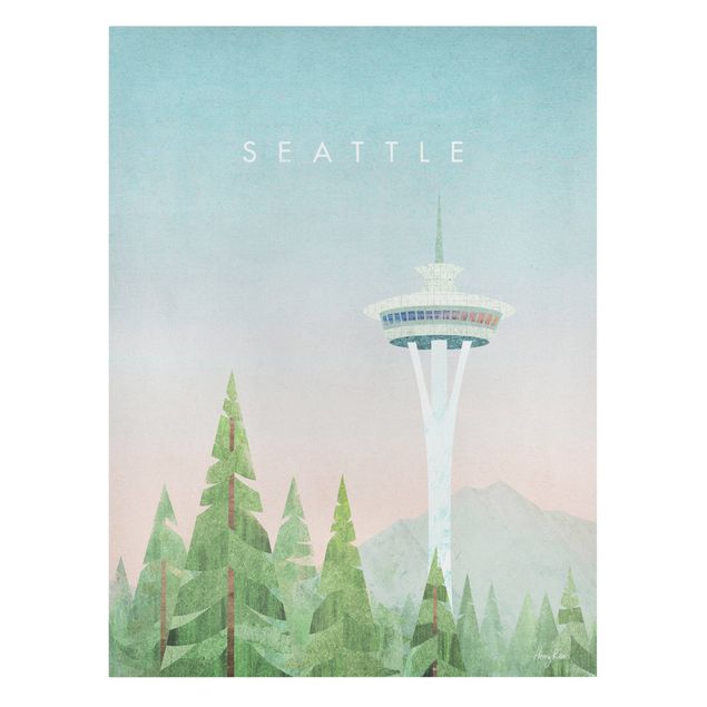 Henry Rivers Bilder Reiseposter - Seattle
