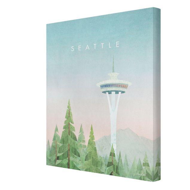 Bilder für die Wand Reiseposter - Seattle