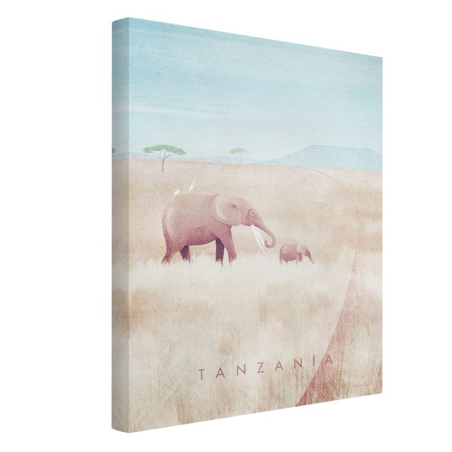 Wandbilder Tiere Reiseposter - Tansania