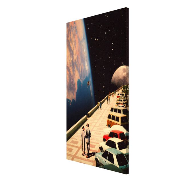Memoboard Retro Collage - Boardwalk In Space