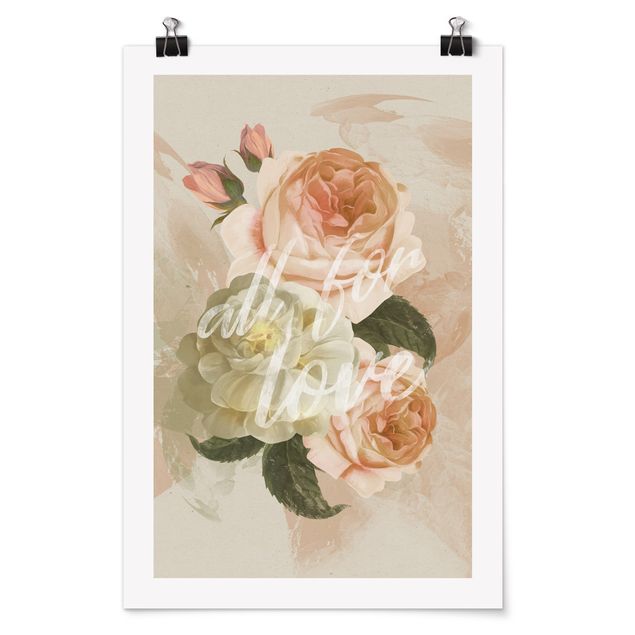 Poster bestellen Roses - All for Love