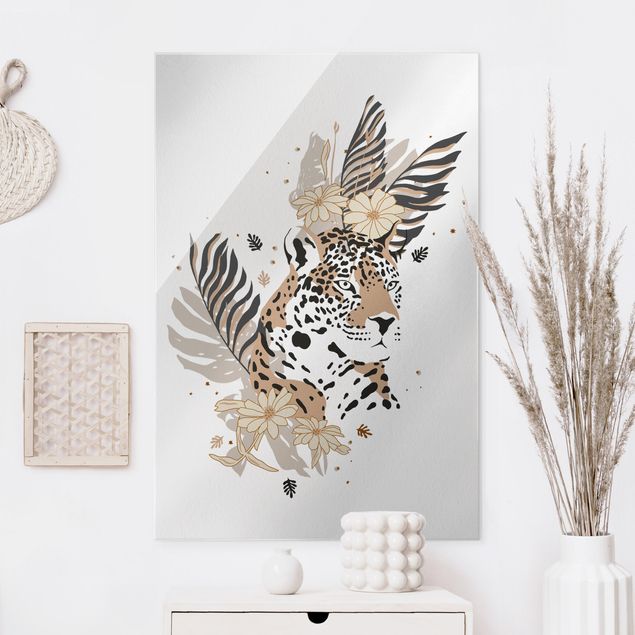 Wandbilder Tiere Safari Tiere - Portrait Leopard
