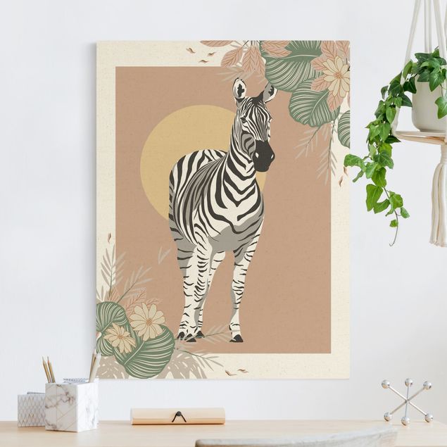 Wandbilder XXL Safari Tiere - Zebra
